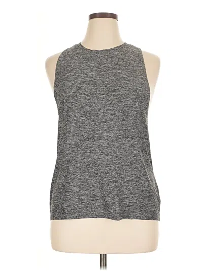 Pre-owned Unbranded Sleeveless T-shirt In Gray