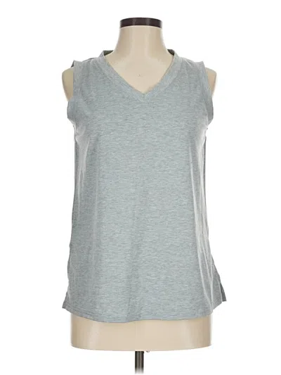 Pre-owned Unbranded Sleeveless T-shirt In Gray