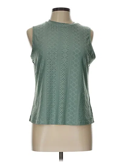 Pre-owned Unbranded Sleeveless T-shirt In Green
