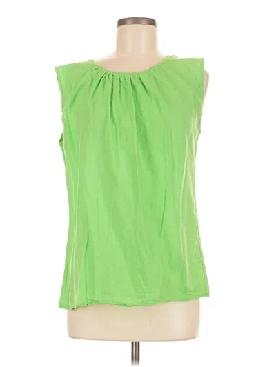 Pre-owned Unbranded Sleeveless T-shirt In Green