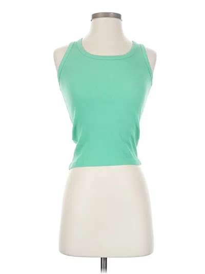 Pre-owned Unbranded Sleeveless T-shirt In Green