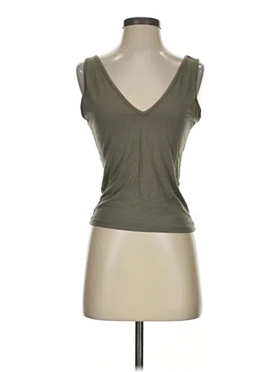 Pre-owned Unbranded Sleeveless T-shirt In Green