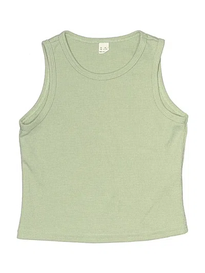 Pre-owned Unbranded Kids' Sleeveless T-shirt In Green