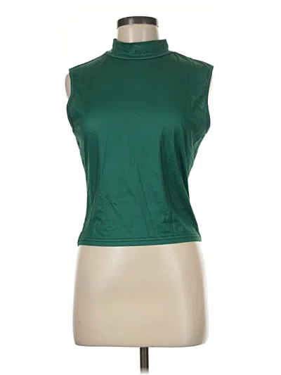 Pre-owned Unbranded Sleeveless T-shirt In Green