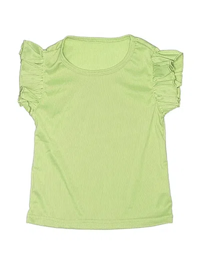 Pre-owned Unbranded Kids' Sleeveless T-shirt In Green