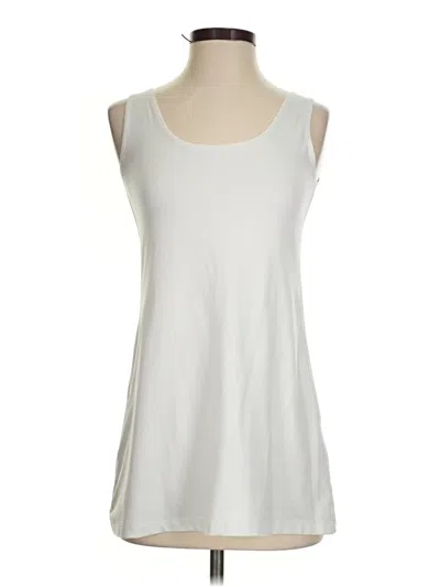 Pre-owned Unbranded Sleeveless T-shirt In Ivory