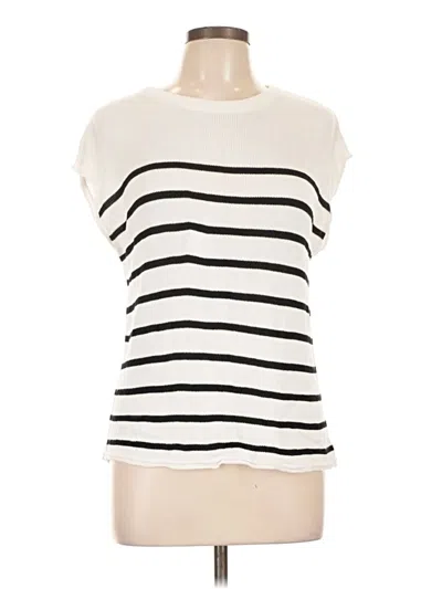 Pre-owned Unbranded Sleeveless T-shirt In Ivory