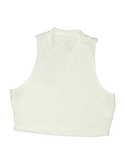 Pre-owned Unbranded Kids' Sleeveless T-shirt In Ivory