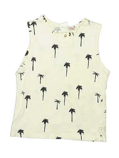 Pre-owned Unbranded Kids' Sleeveless T-shirt In Ivory