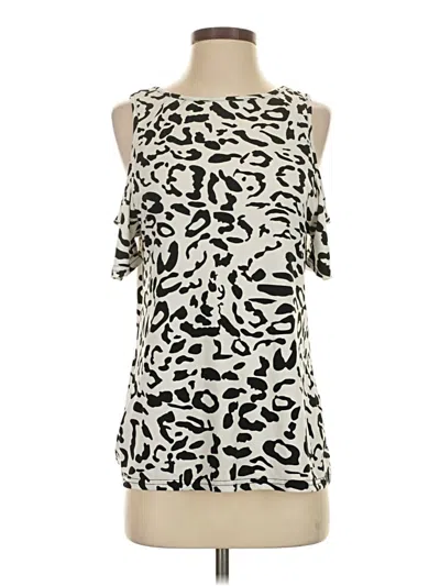 Pre-owned Unbranded Sleeveless T-shirt In Ivory