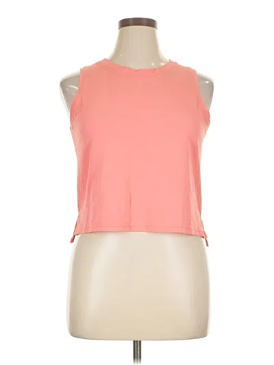 Pre-owned Unbranded Sleeveless T-shirt In Orange