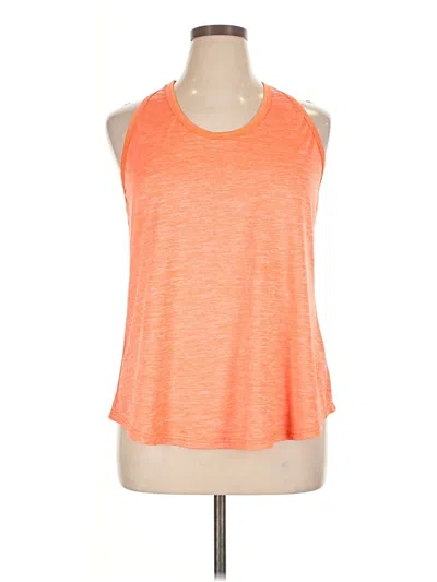 Pre-owned Unbranded Sleeveless T-shirt In Orange