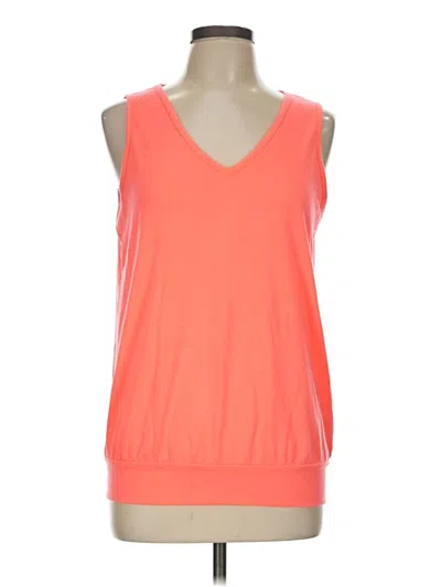 Pre-owned Unbranded Sleeveless T-shirt In Orange