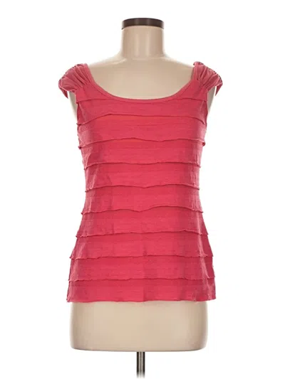 Pre-owned Unbranded Sleeveless T-shirt In Pink