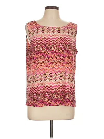 Pre-owned Unbranded Sleeveless T-shirt In Pink