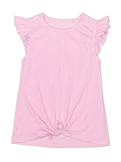Pre-owned Unbranded Kids' Sleeveless T-shirt In Pink