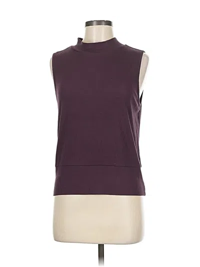 Pre-owned Unbranded Sleeveless T-shirt In Purple