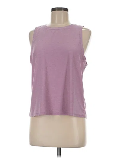 Pre-owned Unbranded Sleeveless T-shirt In Purple