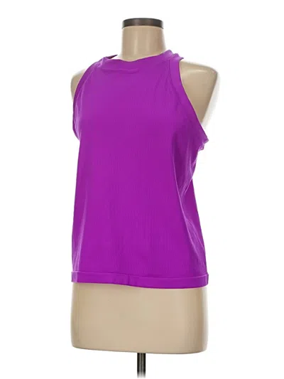 Pre-owned Unbranded Sleeveless T-shirt In Purple