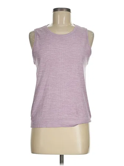 Pre-owned Unbranded Sleeveless T-shirt In Purple