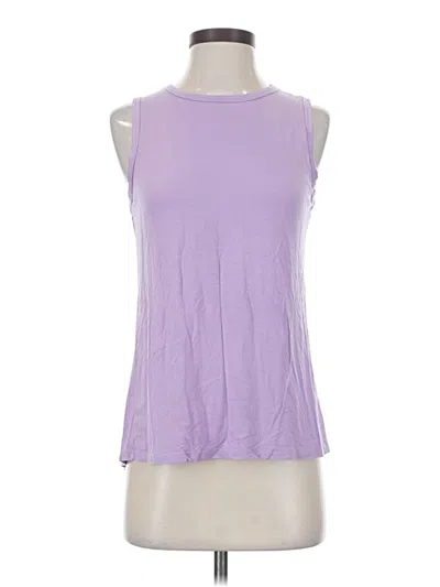 Pre-owned Unbranded Sleeveless T-shirt In Purple