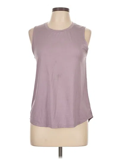 Pre-owned Unbranded Sleeveless T-shirt In Purple
