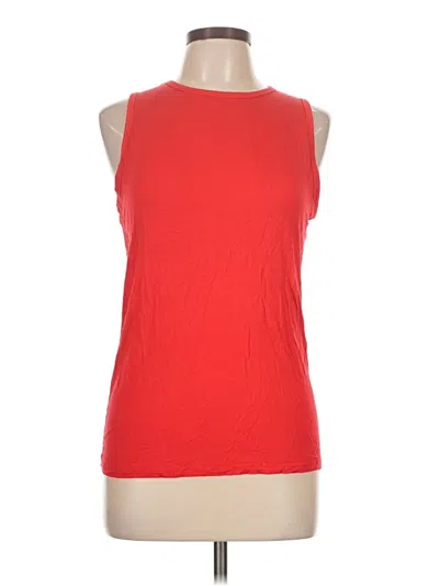 Pre-owned Unbranded Sleeveless T-shirt In Red