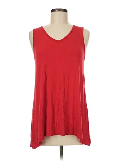 Pre-owned Unbranded Sleeveless T-shirt In Red