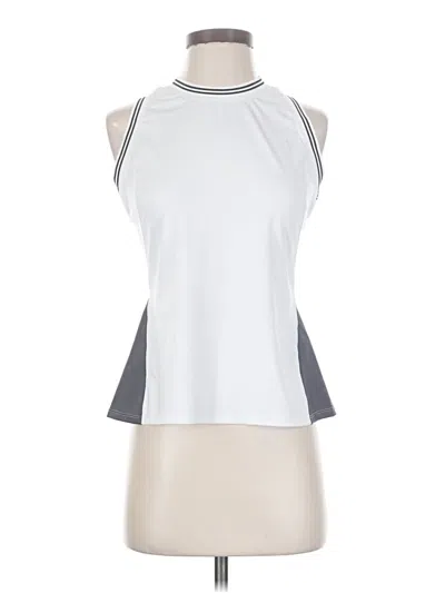 Pre-owned Unbranded Sleeveless T-shirt In Silver