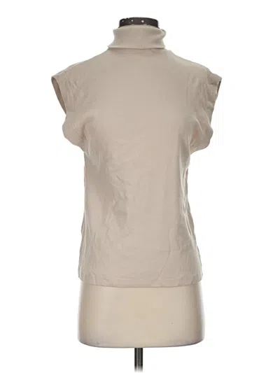 Pre-owned Unbranded Sleeveless T-shirt In Tan