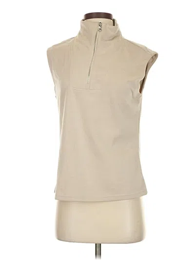 Pre-owned Unbranded Sleeveless T-shirt In Tan