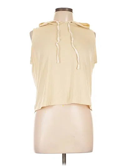 Pre-owned Unbranded Sleeveless T-shirt In Tan