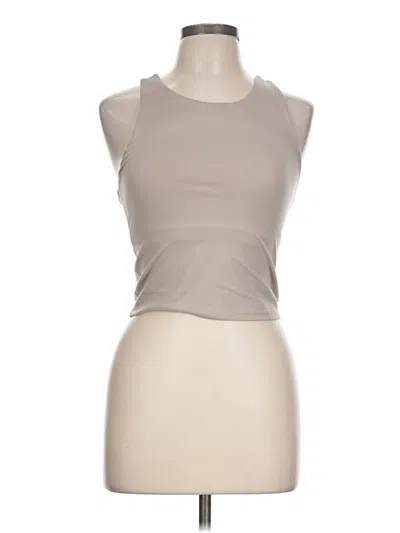 Pre-owned Unbranded Sleeveless T-shirt In Tan