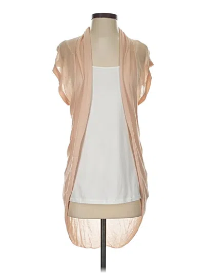 Pre-owned Unbranded Sleeveless T-shirt In Tan