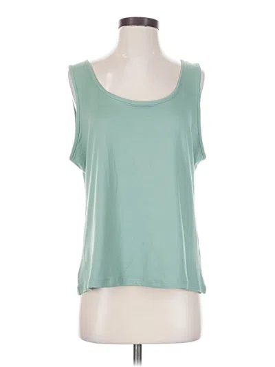 Pre-owned Unbranded Sleeveless T-shirt In Teal
