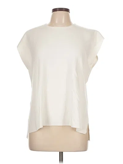 Pre-owned Unbranded Sleeveless T-shirt In White
