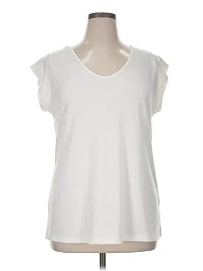 Pre-owned Unbranded Sleeveless T-shirt In White