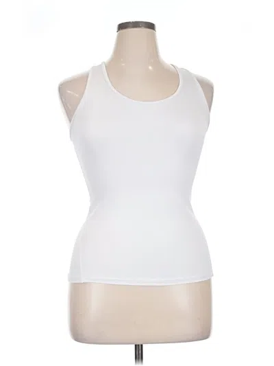 Pre-owned Unbranded Sleeveless T-shirt In White