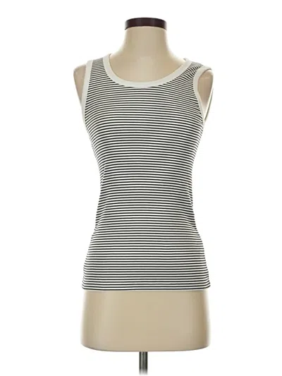 Pre-owned Unbranded Sleeveless T-shirt In White