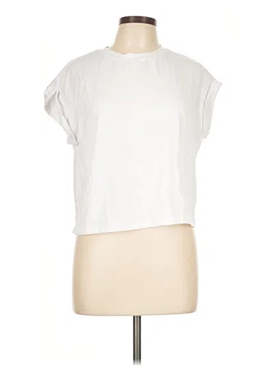 Pre-owned Unbranded Sleeveless T-shirt In White