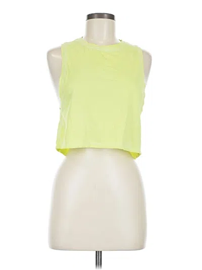 Pre-owned Unbranded Sleeveless T-shirt In Yellow