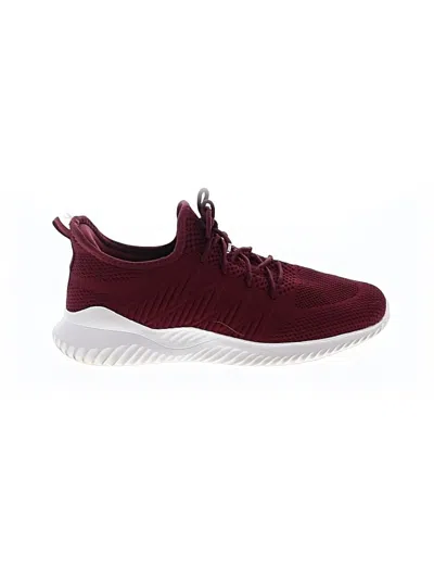 Pre-owned Unbranded Sneakers In Burgundy