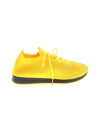 Pre-owned Unbranded Sneakers In Yellow