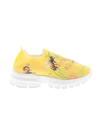 Pre-owned Unbranded Sneakers In Yellow
