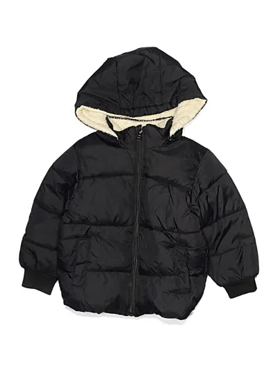 Pre-owned Unbranded Kids' Snow Jacket In Black