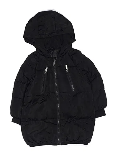 Pre-owned Unbranded Kids' Snow Jacket In Black