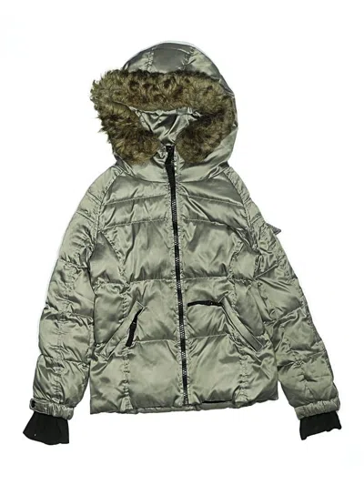 Pre-owned Unbranded Kids' Snow Jacket In Brown