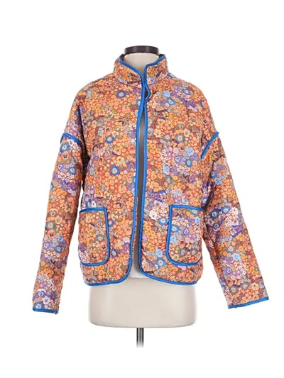 Pre-owned Unbranded Snow Jacket In Orange