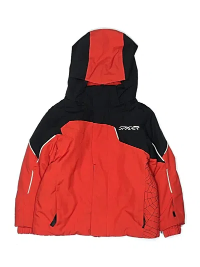 Pre-owned Unbranded Kids' Snow Jacket In Red