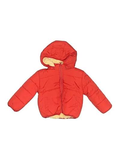 Pre-owned Unbranded Kids' Snow Jacket In Red